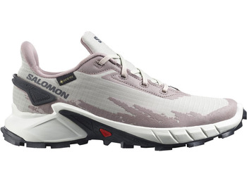 Sapato Salomon Alphacross 4 GTX W rosa/cinza