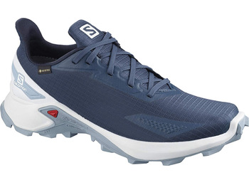 Sapato azul Salomon Alphacross Blast GTX