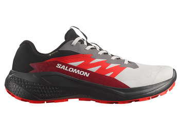 Tênis de corrida Salomon Alphaglide GTX cinza/vermelho/preto