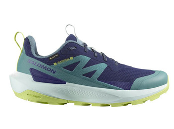 Tênis de corrida Salomon Elixir Activ GTX azul/lima