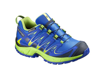 Sapatos Salomon XA PRO 3D CS WP J Azul / Lima