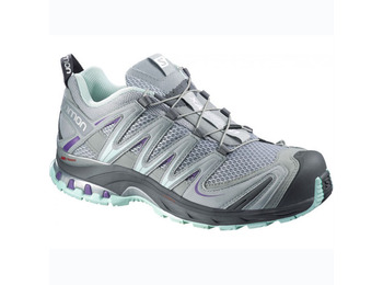 Sapato Salomon XA PRO 3D W cinza / roxo / turquesa