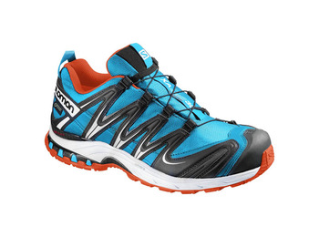 Sapato Salomon XA PRO 3D GTX Azul / Preto / Laranja