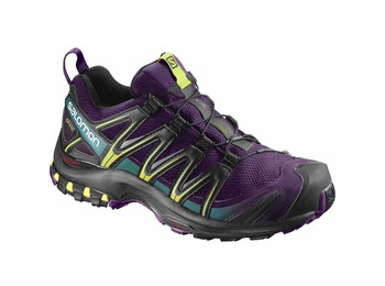 Sapato Salomon XA PRO 3D GTX W roxo / amarelo
