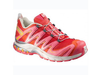 Sapatos Salomon XA PRO 3D W Vermelho / Fúcsia / Amarelo