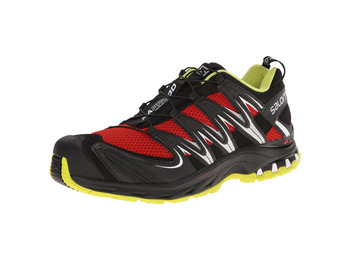 Sapato Salomon XA PRO 3D Vermelho / Preto / Amarelo
