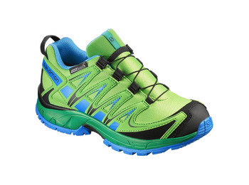 Sapato Salomon XA PRO 3D CS WP J Verde / Azul
