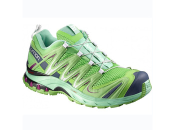 Sapato Salomon XA PRO 3D W verde / roxo