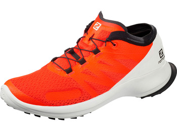 Sapato vermelho Salomon Sense Flow
