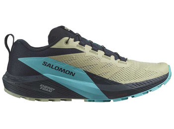 Sapato Salomon Sense Ride 5 Azul/Bege