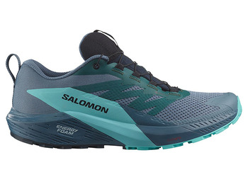 Sapato Salomon Sense Ride 5 GTX Aquamarine