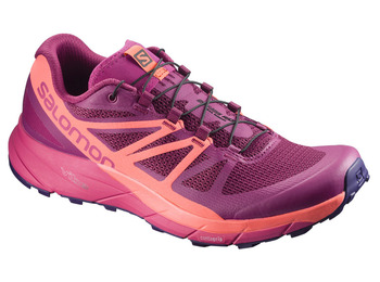 Sapato Salomon Sense Ride W Marrom / Rosa