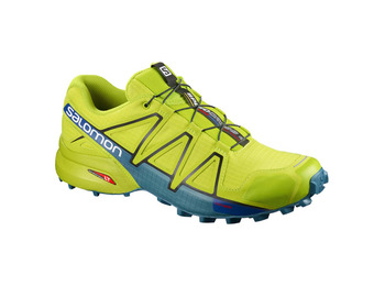 Sapato Salomon Speedcross 4 Lima / Azul / Preto