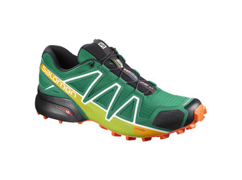 Salomon Speedcross 4 Shoe Green / Lime / Orange