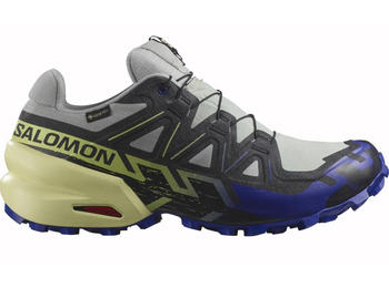 Sapato Salomon Speedcross 6 GTX cinza/preto/azul/verde