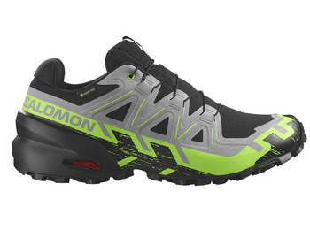 Tênis de corrida Salomon Speedcross 6 GTX cinza/preto/verde