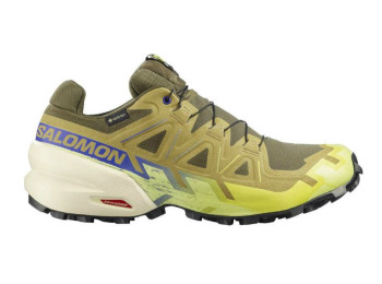 Zapatilla Salomon Speedcross 6 GTX Verde/Lima/Azul