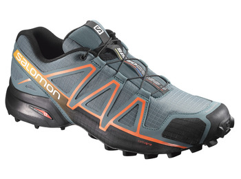 Sapato Salomon Speedcross 4 Antracite / Laranja / Preto