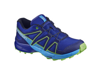 Sapato Salomon Speedcross J Blue / Lima