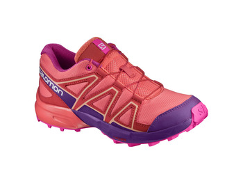 Tênis Salomon Speedcross J Coral / Roxo