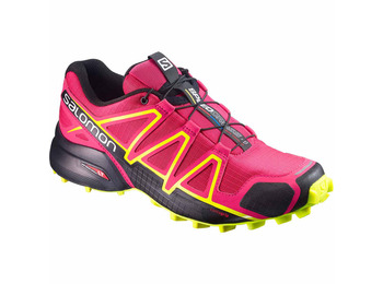 Salomon Speedcross 4 W fúcsia / sapato amarelo