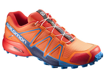Sapato Salomon Speedcross 4 Laranja / Vermelho / Azul
