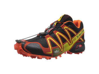 Sapato Salomon Speedcross 3 Preto / Laranja / Amarelo