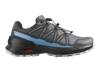Tênis de corrida Salomon Speedcross Peak GTX W cinza/azul