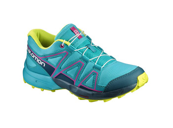 Sapato Salomon Speedcross J Turquesa / Fúcsia / Lima