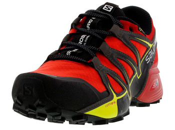 Sapato Salomon Speedcross Vario 2 GTX Vermelho / Cinza / Amarelo
