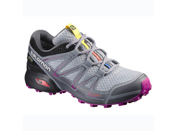 Tênis Salomon Speedcross Vario GTX W cinza / preto / fúcsia