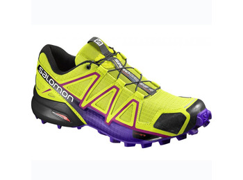 Tênis Salomon Speedcross 4 W Verde Lima / Violeta / Preto