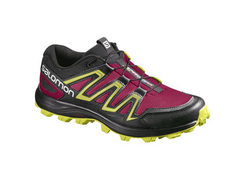 Sapato Salomon Speedtrak W Roxo / Amarelo / Preto