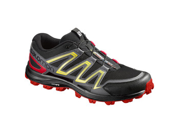 Sapato Salomon Speedtrak Preto / Amarelo / Vermelho