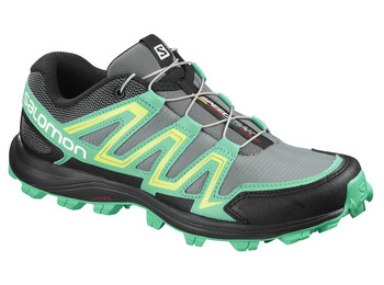 Sapato Salomon Speedtrak W Turquesa / Lima / Cinza