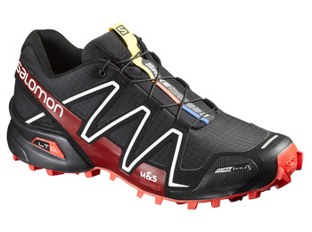 Sapato Salomon Spikecross 3 CS Preto / Vermelho