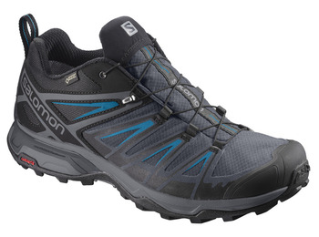 Sapato Salomon X Ultra 3 GTX Cinza / Preto / Azul