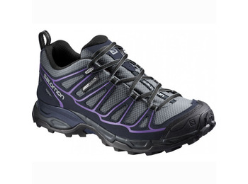 Sapato Salomon X Ultra Prime CS WP W Cinza / Preto / Roxo