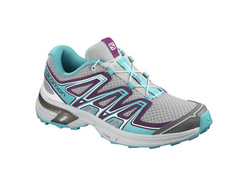 Sapato Salomon Wings Flyte 2 W Cinza / Turquesa / Roxo