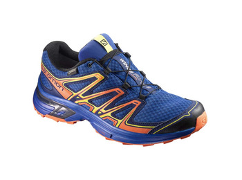 Sapato Salomon Wings Flyte 2 GTX Azul / Laranja / Amarelo