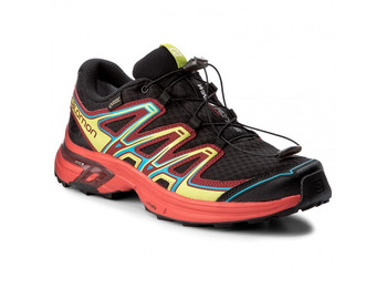 Sapato Salomon Wings Flyte 2 GTX Preto / Vermelho / Amarelo