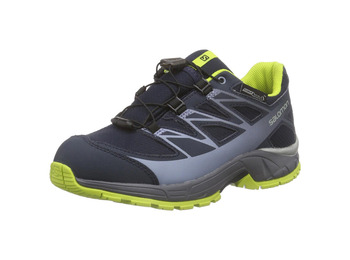 Sapatos Salomon Wings CS WP J Marinho / Cinza / Amarelo