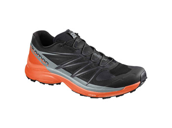 Sapato Salomon Wings Pro 3 Preto / Laranja / Cinza