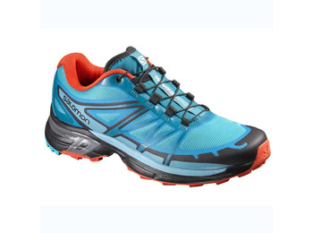 Sapato Salomon Wings Pro 2 W Azul / Laranja / Preto