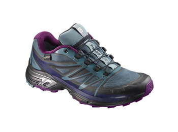 Sapato Salomon Wings Pro 2 GTX W cinza / roxo / preto