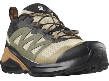 Sapato Salomon X-Adventure GTX bege/verde/preto