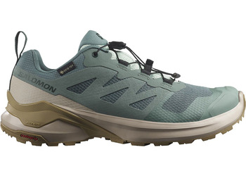 Sapato Salomon X-Adventure GTX W Aquamarine/Bege