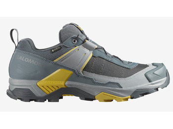 Tênis de corrida Salomon X Ultra 5 GTX cinza/mostarda
