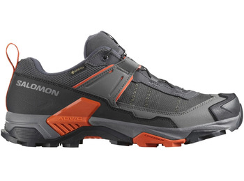 Tênis de corrida Salomon X Ultra 5 preto/cinza/laranja