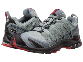 Sapatos Salomon XA Pro 3D GTX cinza / vermelho / preto